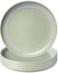 Speiseteller "Speiseteller Perlemor Alga &oslash; 27,1 cm 6er Set gr&uuml;n", gr&uuml;n, L:27,1cm,