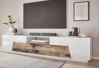 Lowboard HOME AFFAIRE "ALIEN- TV-Board, mit 4 T&uuml;ren, 1 Schublade und 1 offenes