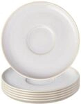 Untertasse "Kaffeeuntertassen Crafted &oslash; 14,9 cm 6er Set", beige (cotton), L:14,9cm,