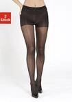 St&uuml;tzstrumpfhose LASCANA, Damen, Gr. 2 (40/42), schwarz, Obermaterial: 87% Polyamid,