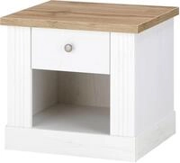 Nachtkommode OTTO HOME "WESTMINSTER", wei&szlig; (pinie wei&szlig; dekor), B:50cm H:46cm