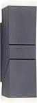 LED Au&szlig;en-Wandleuchte PAUL NEUHAUS "Ryan", grau (anthrazit), B:15cm H:14cm L:25cm,