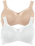 Entlastungs-BH ANITA "Komfort BH Clara", Damen, Gr. 90, Cup D, bunt (wei&szlig;...
