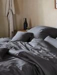 Bettw&auml;sche IRISETTE "Premium Satin Bettw&auml;sche Paris", grau (anthra), B/L: 155cm x
