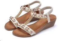 Sandalette VIVANCE "Sommerschuh, offener Schuh, Sandale, Keilsandalette", Damen, Gr.