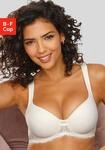 Schalen-BH LASCANA "T-Shirt-BH, B&uuml;gel-BH, Dirndl-BH", Damen, Gr. 80, Cup E, beige