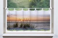 Scheibengardine HOME WOHNIDEEN "EVENING" Gr. 1, beige (natur), B:120cm H:45cm,