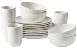 Kombiservice GIPFELST&Uuml;CK "Alpenwiese", beige (creme), 4, Geschirr-Sets, Kombiservice