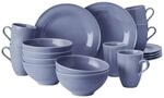 Geschirr-Set SELTMANN WEIDEN "Fr&uuml;hst&uuml;cks-Set Beat Color Glaze 18er Set", lila