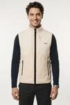 Fleeceweste BOSS GREEN, Herren, Gr. L, open wei&szlig;131, Fleece, Obermaterial: 100%