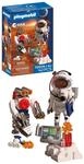 Konstruktions-Spielset PLAYMOBIL "Astronaut mit Roboter (72014), ESA", bunt,