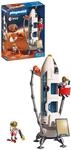 Konstruktions-Spielset PLAYMOBIL "Mars-Forschungsrakete (72011), ESA", wei&szlig; (bunt),