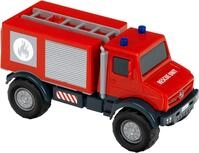 Spielzeug-Feuerwehr KLEIN "Mercedes-Benz UNIMOG", rot, Spielzeugfahrzeuge,