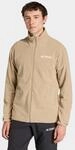 Fleecejacke ADIDAS TERREX "MULTI ESSENTIALS", Herren, Gr. M, beige (blanch...