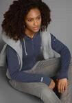 Kapuzenshirt KANGAROOS, Damen, Gr. 32, blau (marine), Jersey, Obermaterial: 100%