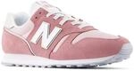 Sneaker NEW BALANCE "373", Damen, Gr. 36,5, rosa (rosewood), Leder, Synthetik,