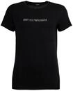 T-Shirt EMPORIO ARMANI "T-Shirt ESSENTIAL COTTON 1er Pack", Damen, Gr. L, schwarz,