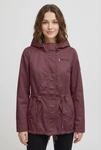 Parka ONLY "ONLLORCA LIFE CANVAS PARKA CC OTW", Damen, Gr. S, rose braun, Web,