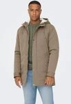 Parka ONLY & SONS "ONSALEXANDER LIFE PARKA OTW VD", Herren, Gr. S, beige...