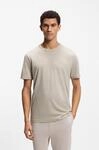 T-Shirt BOSS ORANGE "Tegood Regular Fit", Herren, Gr. M, open grau070, Single...