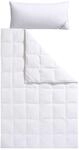 Daunenbettdecke + Kopfkissen HAEUSSLING "Swiss Royal", wei&szlig;, B/L: 135cm x 200cm