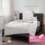 Daunenbettdecke SPESSARTTRAUM "First Class", wei&szlig;, B:135cm L:200cm, Bezug: 100%