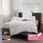 Daunenbettdecke SPESSARTTRAUM "Exklusiv, Bettdecken f&uuml;r Sommer und Winter, 100%