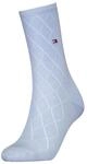 Socken TOMMY HILFIGER "TH WOMEN SOCK PREMIUM ARGYLE", Damen, Gr. 35-38, blau...