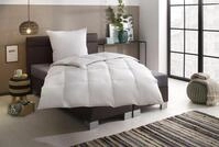 Daunenbettdecke + 3-Kammer-Kopfkissen OTTO HOME "Lasse, Bettdecke 135x200 cm, 155x220
