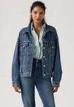 Jeansjacke LEVI'S "90S TRUCKER", Damen, Gr. S (36), blau (wonder why),...