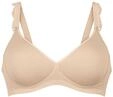 T-Shirt-BH ANITA "Soft BH Selma", Damen, Gr. 70, Cup B, beige (desert), Stoff,