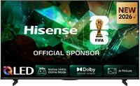 HISENSE QLED-Fernseher "50E7S PRO", Energieeffizienz: E, schwarz (schwarz,