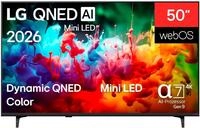 LG QNED-Fernseher "50QNED71B6B", Energieeffizienz: F, bunt (schwarz), 50 &Prime;,