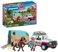 Konstruktions-Spielset PLAYMOBIL "Gel&auml;ndewagen mit Pferdeanh&auml;nger (72129), I Love