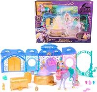 Anziehpuppe SPIN MASTER "Unicorn Academy - Stall Starglow Fountain & Stable", bunt,
