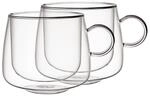 Thermoglas VILLEROY & BOCH "Cappuccino-Gl&auml;ser Artesano Hot & Cold 250 ml 2er Set