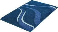 Badematte KLEINE WOLKE "&raquo;Vento&laquo;, Badvorleger, Badezimmer Teppich", blau (mare),