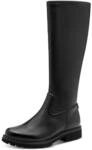 Stiefel TAMARIS, Damen, Gr. 36, Synthetik Textil, Normalschaft, schwarz, Lederimitat,