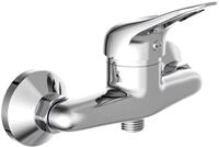 Duscharmatur SCH&Uuml;TTE "Porto", grau (chrom), B:18cm H:14,3cm T:10,5cm, Kunststoff,