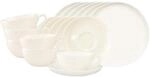 Geschirr-Set SELTMANN WEIDEN "Tee-Set Savona Fine Diamond 18er Set creme", beige
