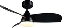 REALITY LEUCHTEN LED Deckenleuchte "HELSINKI mit Ventilator, Deckenventilator mit