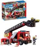 Konstruktions-Spielset PLAYMOBIL "Feuerwehr-Leiterfahrzeug (72192), City Action",