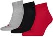 Kurzsocken PUMA "PUMA UNISEX QUARTER PLAIN 3P", Damen, Gr. 35-38, bunt (1x...