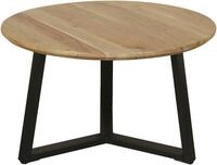 Couchtisch BYLIVING "Cross", beige (natur, schwarz, natur), H:46cm, Tische,