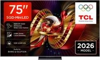 TCL Mini-LED-Fernseher "75C8LX1", Energieeffizienz: D, schwarz, 75 &Prime;, Fernseher,