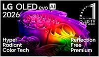 LG OLED-Fernseher "OLED83G67LW", Energieeffizienz: D, schwarz, 83 &Prime;, Fernseher,