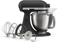 KITCHENAID K&uuml;chenmaschine "Artisan Plus 5KSM50PKV", schwarz (gusseisen schwarz),