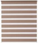 Doppelrollo K-HOME "Ancona" Gr. 1, braun (mokka), B:40cm H:150cm, Polyester, Rollos,