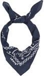 Bandana LEVI'S "UNISEX", Damen, blau (navyblau), Web, Baumwolle, Paisley, Modet&uuml;cher