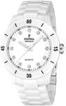 Keramikuhr FESTINA "Ceramic", wei&szlig; (wei&szlig;, wei&szlig;), Armbanduhren, Damen, Keramikuhr,